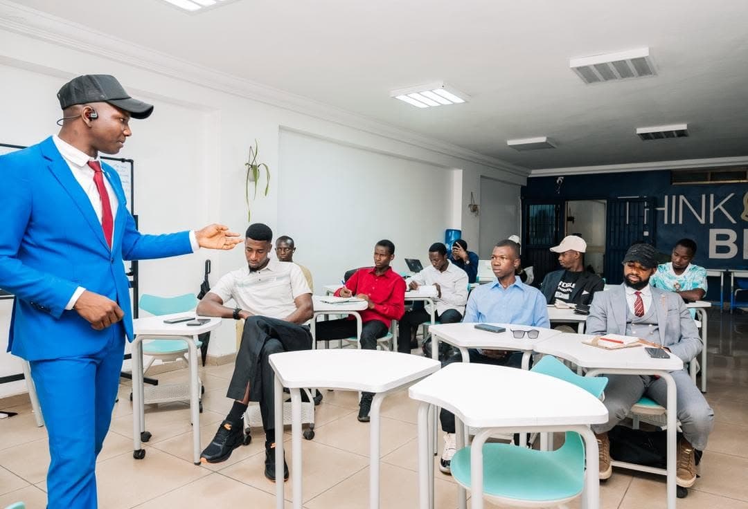 Popy Traoré en séance de coaching avec l'équipe